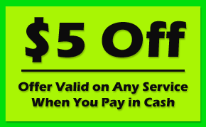 $5 Off - Offer Valid on Any Service When You Pay in Cash, henrico, chesterfield, hanover, powhatan, goochland, hopewell, colonial Heights, ashland, glen allen